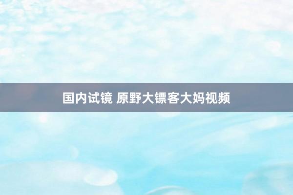 国内试镜 原野大镖客大妈视频